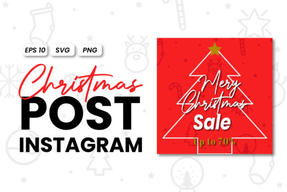 Elevate Your Holiday Feed with a Christmas Sale Template
