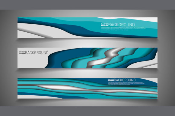 Elevating Visual Identity with Rectangular Banners with Wave Shape
