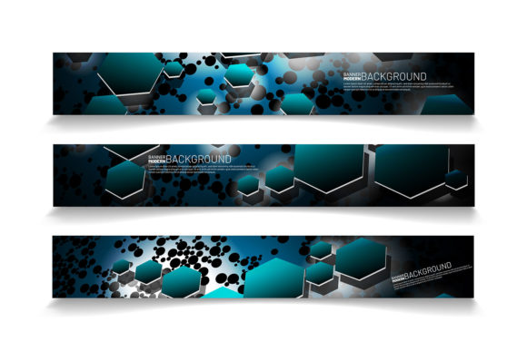 Evaluating Futuristic Hexagon Banners for Modern Digital Design Projects