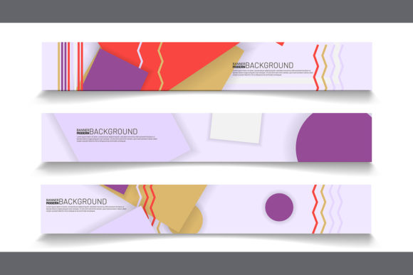 Unlocking the Potential of Rectangular Banner Design Memphis for Modern Visuals